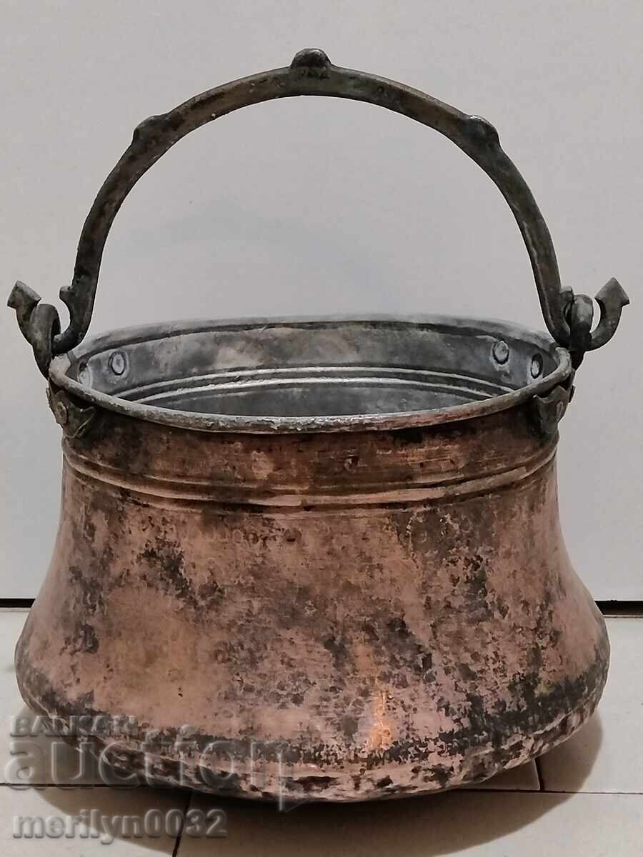 Καζάνι κονσέρβας, χάλκινο νόμισμα, χάλκινο νόμισμα, χάλκινο δοχείο