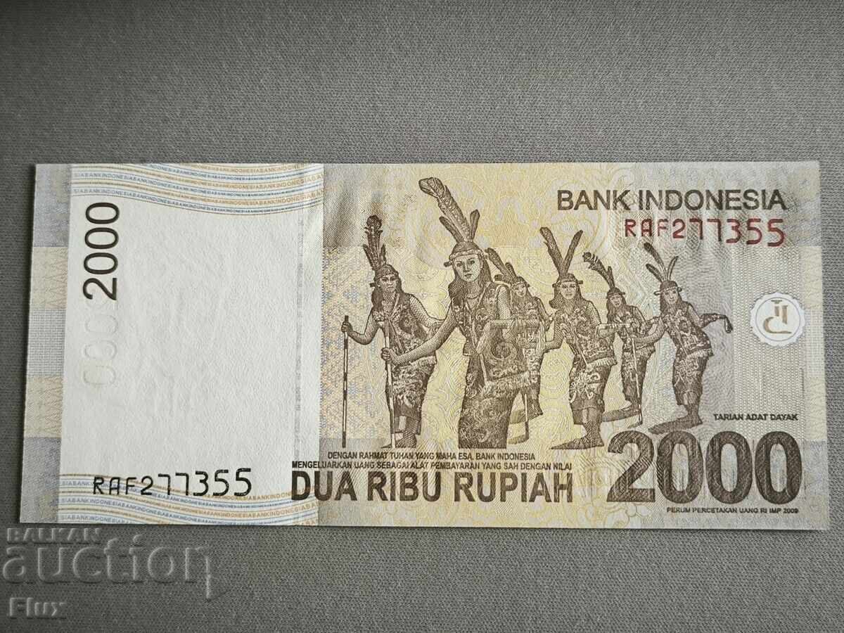 Банкнота - Индонезия - 2000 рупии UNC | 2009г. с цена 5.75 лв. | € 2.94 Банкнота - Индонезия - 2000 рупии UNC | 2009г. с цена 5.75 лв. | € 2.94