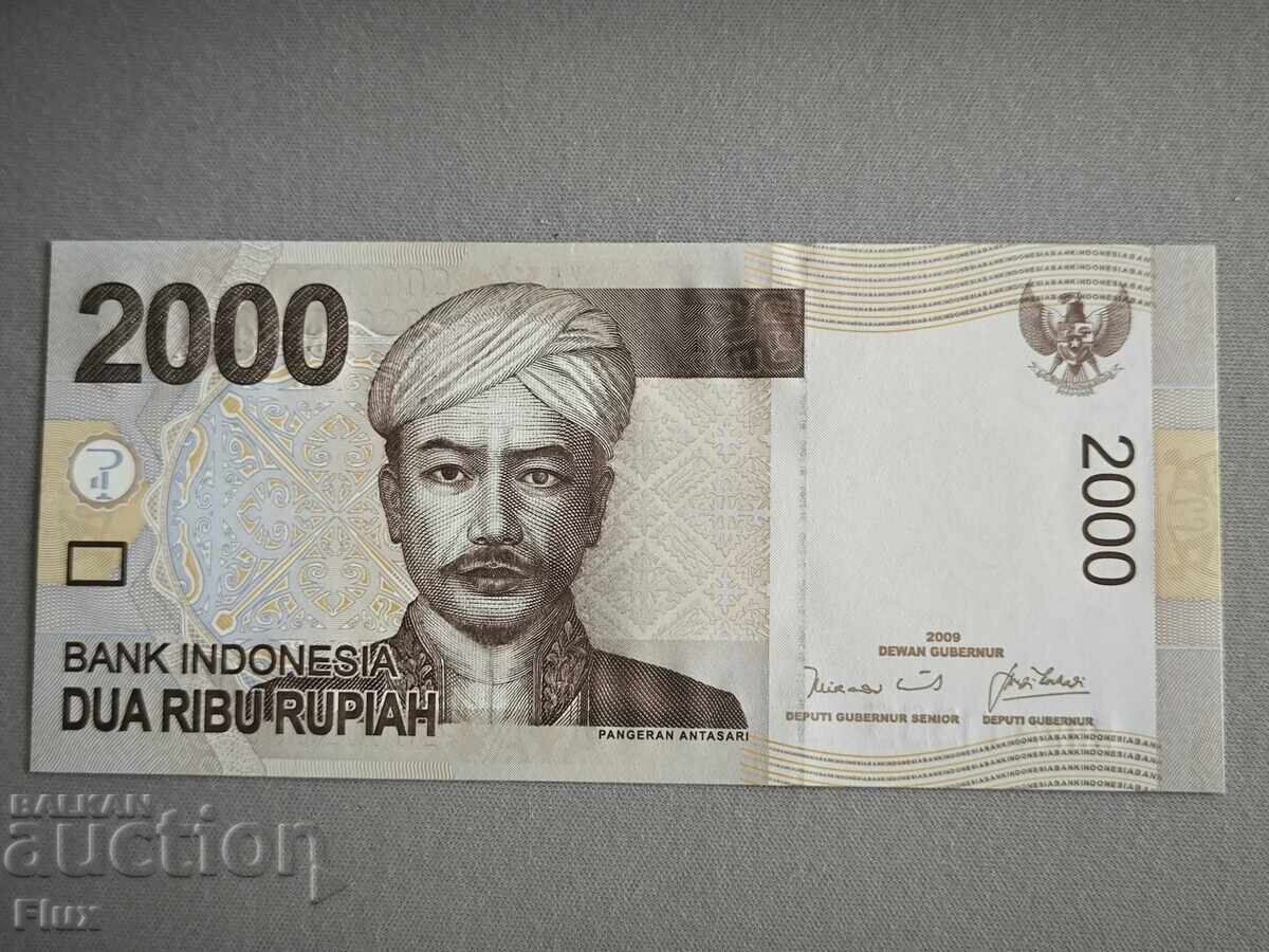Банкнота - Индонезия - 2000 рупии UNC | 2009г. Банкнота - Индонезия - 2000 рупии UNC | 2009г.