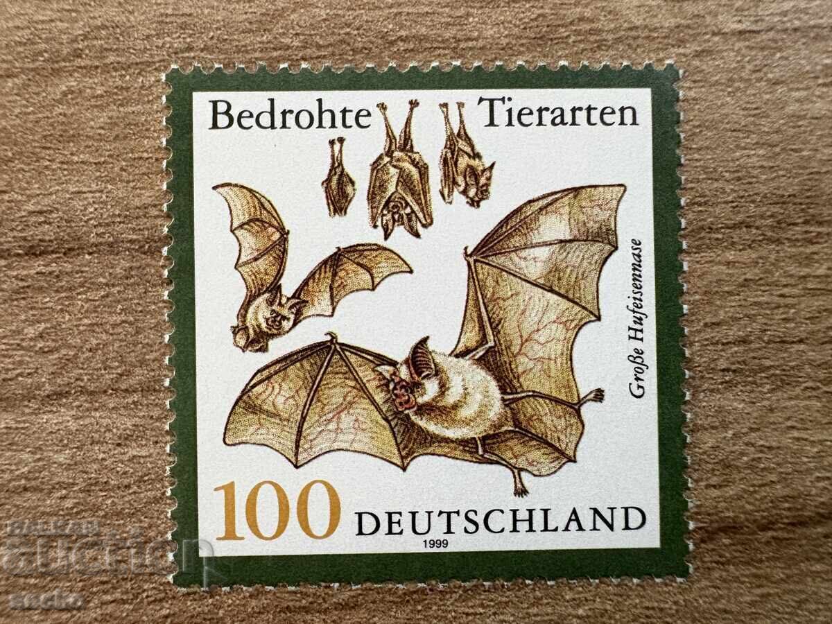 Germania - Specii pe cale de dispariție - lilieci (1999) MNH