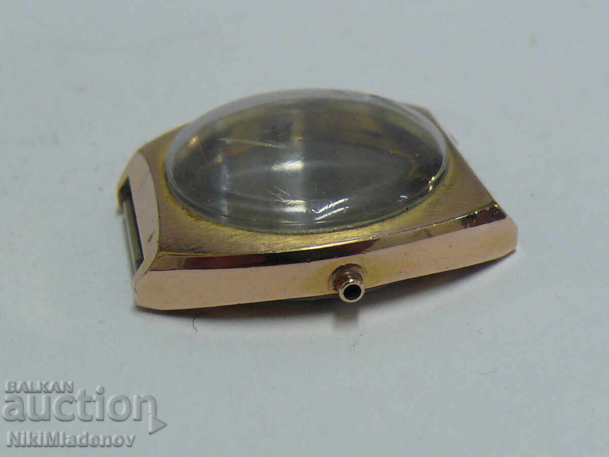 Carcasă placată cu aur SANDOZ pentru ceas de mână - 5