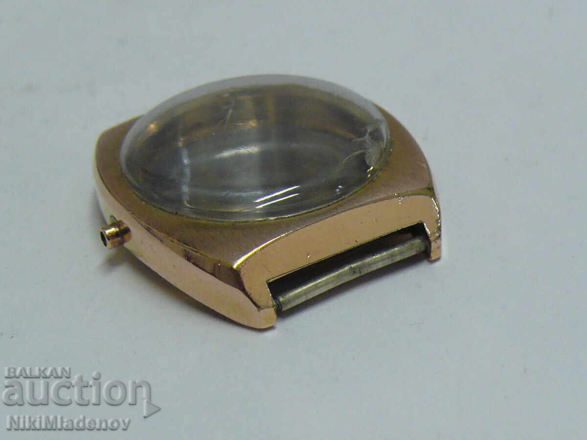 Carcasă placată cu aur SANDOZ pentru ceas de mână - 6