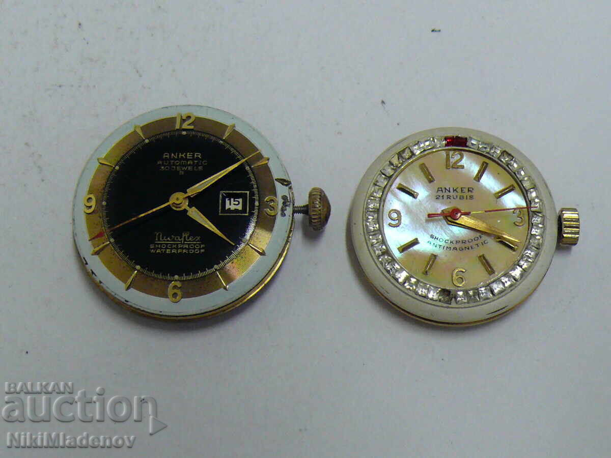 Lot of Swiss ANKER Automatic Movement Watches, Working