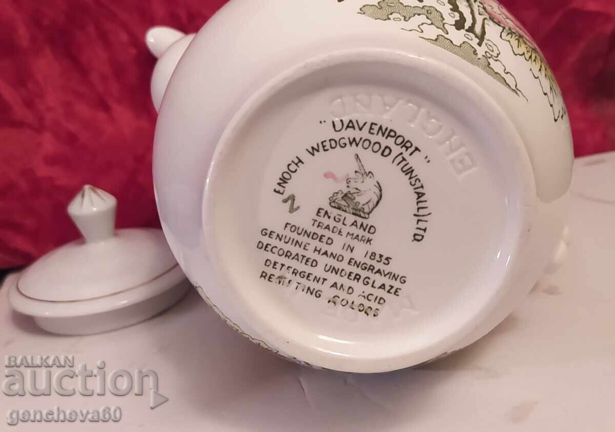 Αγγλική πορσελάνινη τσαγιέρα, τσαγιέρας - 7