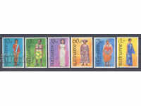 1977. Σουρινάμ. Τοπικά ρούχα.