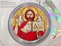 Silver 1 oz Jesus Christ 2023 Colorized Samoa