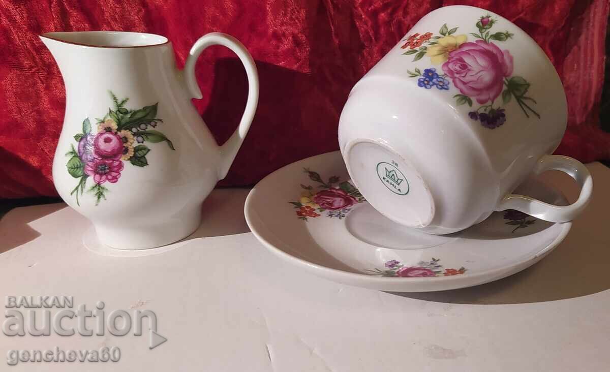 Livrarea Cana de cafea și latieră retro - KAHLA Livrarea Cana de cafea și latieră retro - KAHLA