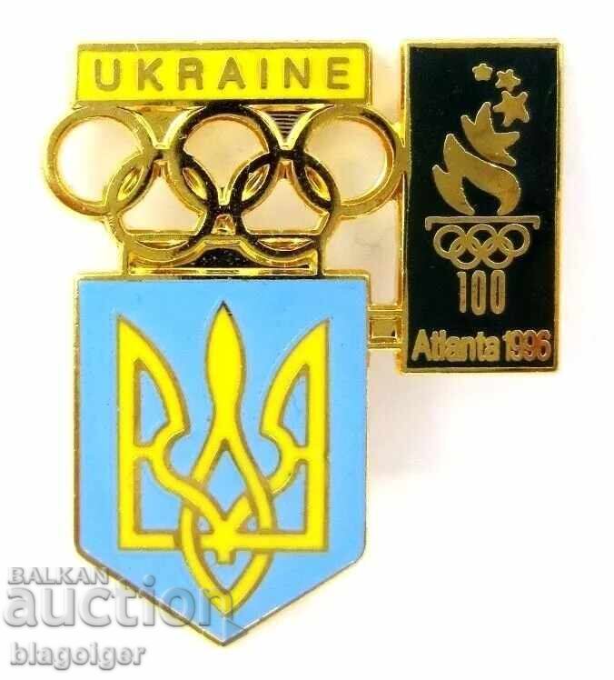 Олимпийски знак-Официална значка Украйна-Олимпийски комитет