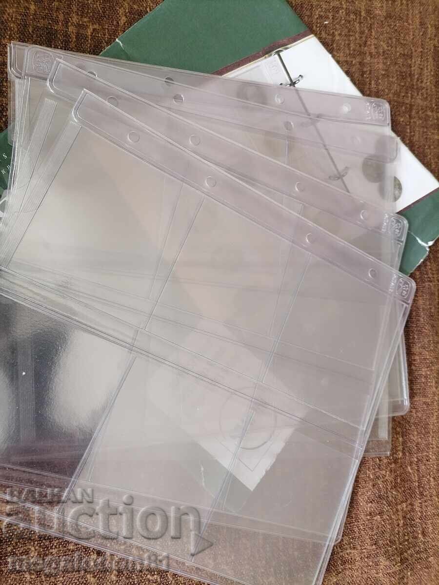 Foi PVC Numis, 5 bucăți pentru monede cu dimensiunea 45-55mm Foi PVC Numis, 5 bucăți pentru monede cu dimensiunea 45-55mm