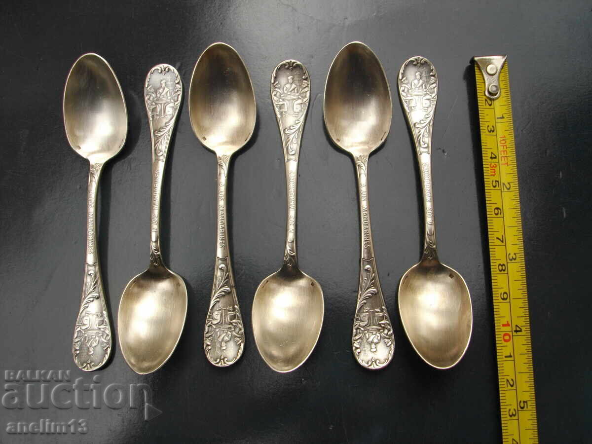 Set of Silver-Plated Spoons CHRISTOFLE A LOS MANDARINES - 7