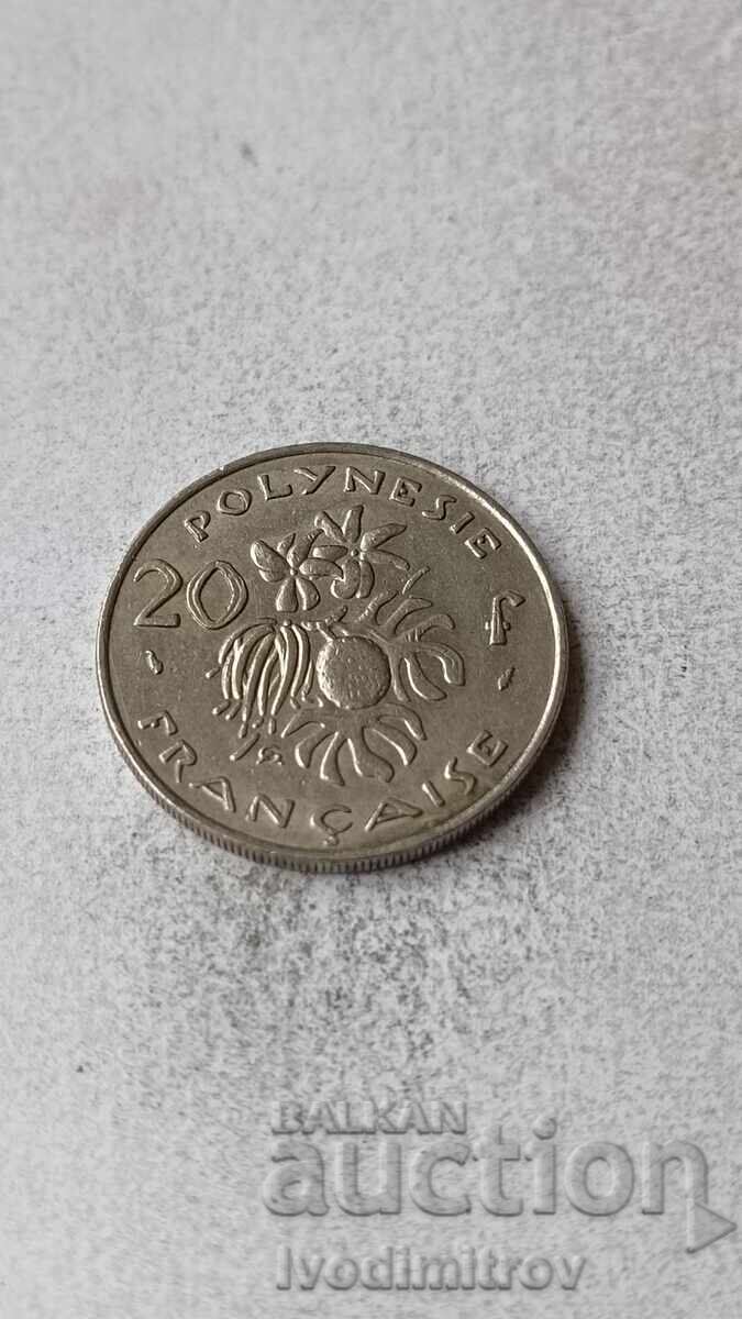 Polinezia Franceză 20 franci 1975 Polinezia Franceză 20 franci 1975