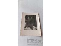 Photograph Kavala Two Men on the Sidewalk 1943