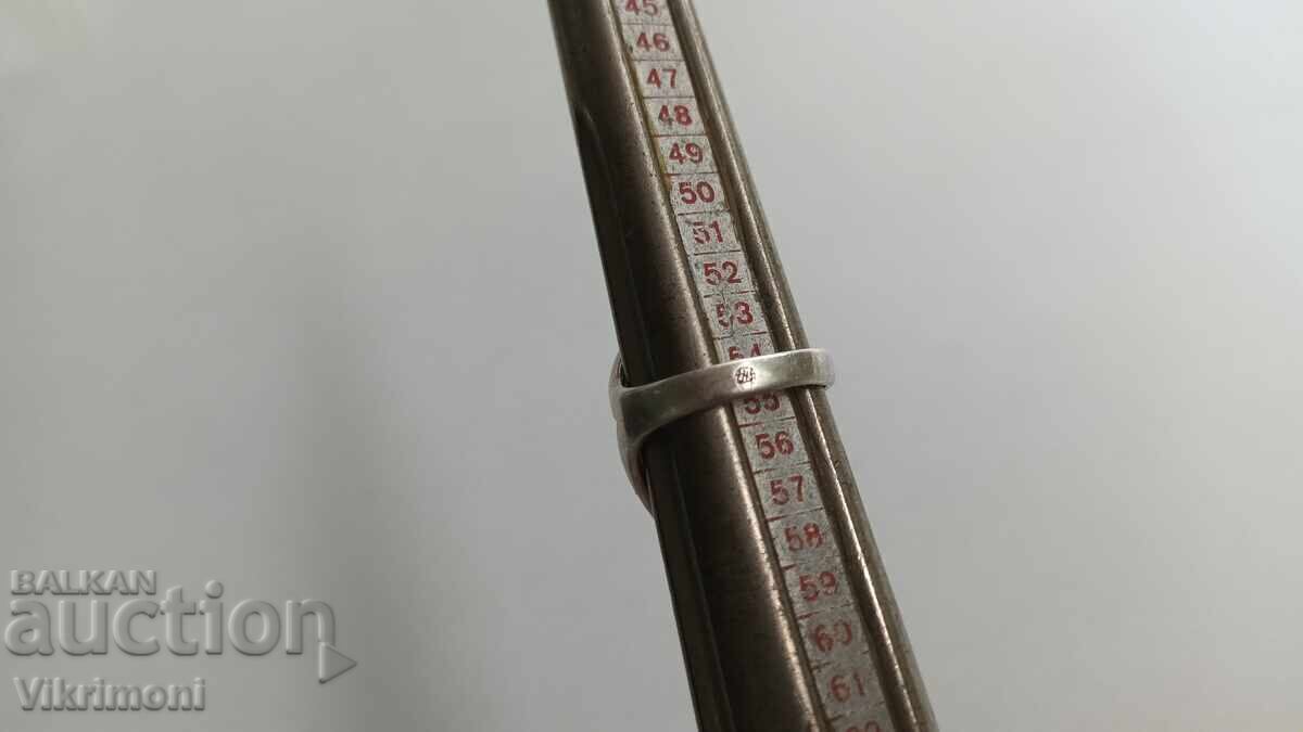 Inel 2 inimi, argint, marcaje cu preț € 17.90 | 35.01 BGN