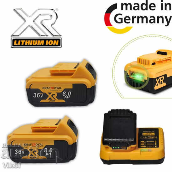 Auction  Cordless Screwdriver KRAFT Royal 36V + 111 pieces