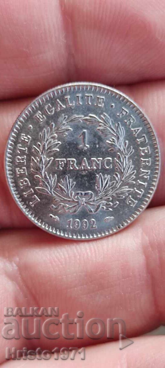 1 franc 1992 1 franc 1992