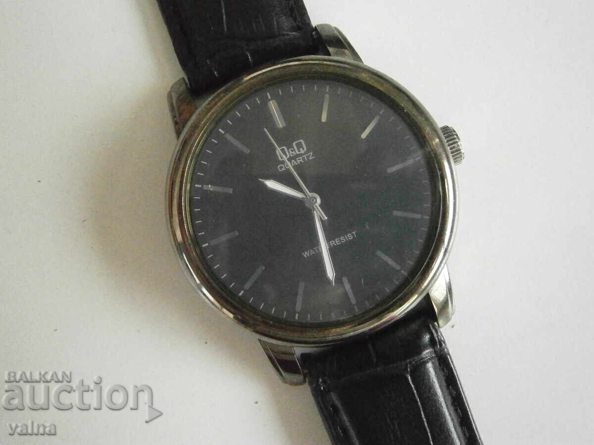 NOU! Ceas Q&Q quartz, baterie nouă, 41 mm fără coroană cu preț € 20.00 | 39.12 BGN