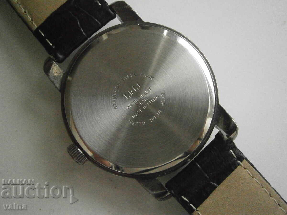 NOU! Ceas Q&Q quartz, baterie nouă, 41 mm fără coroană - 6