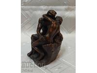 Bronze massive sculpture "The Kiss" by Rodin!