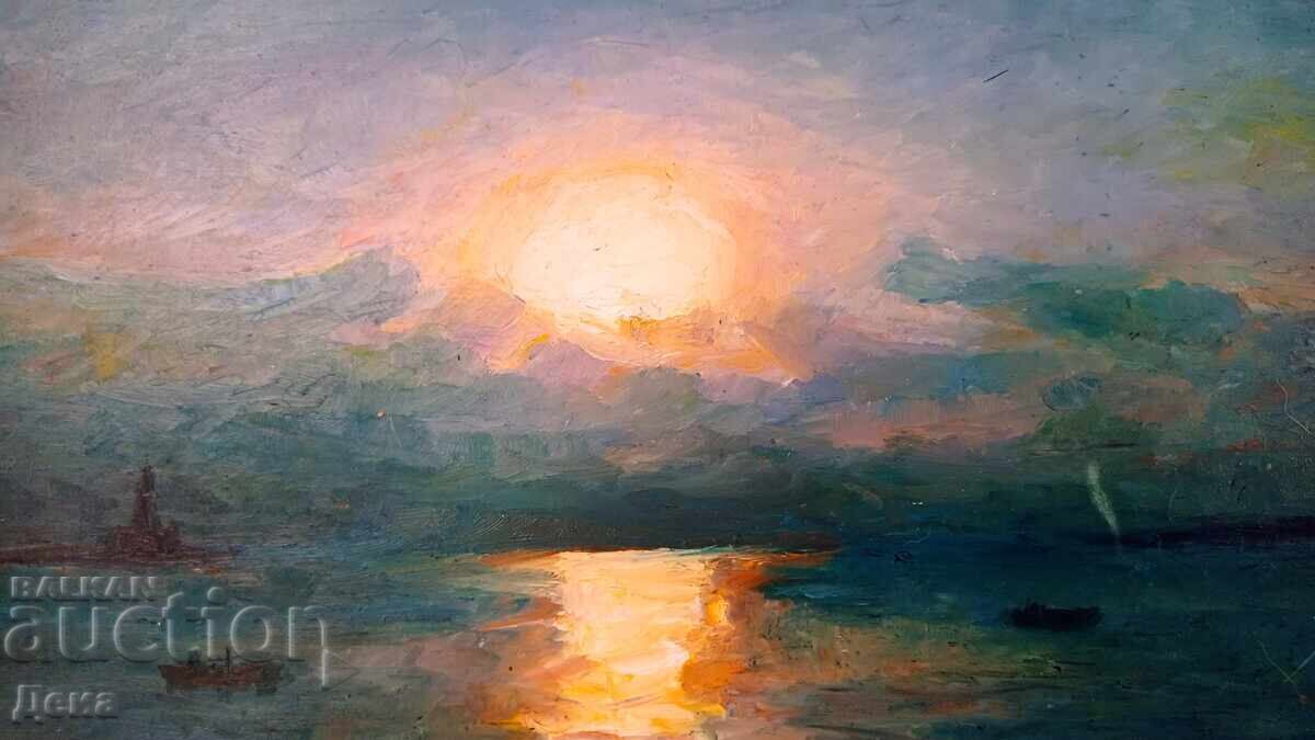 Dimităr Dikov pictură în ulei 2006 cu preț 75.00 BGN | € 38.35 Dimităr Dikov pictură în ulei 2006 cu preț 75.00 BGN | € 38.35