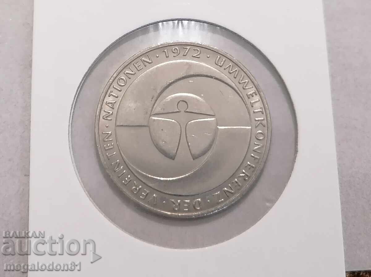 Γερμανία - 5 μάρκα 1982, 10 χρόνια από τη Διάσκεψη του ΟΗΕ Γερμανία - 5 μάρκα 1982, 10 χρόνια από τη Διάσκεψη του ΟΗΕ