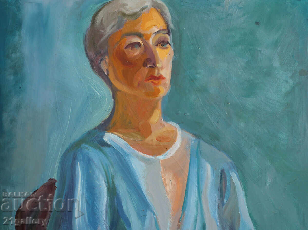 Delivery of Oil painting, female portrait