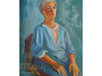 Ελαιογραφία, γυναικείο πορτρέτο