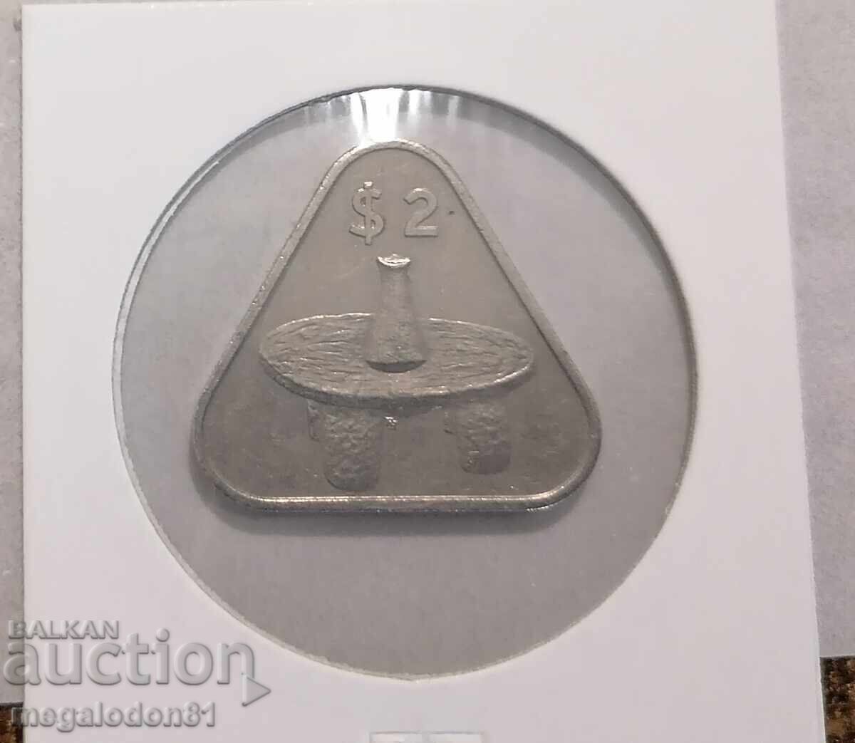 Insulele Cook - 2 dolari, 1992