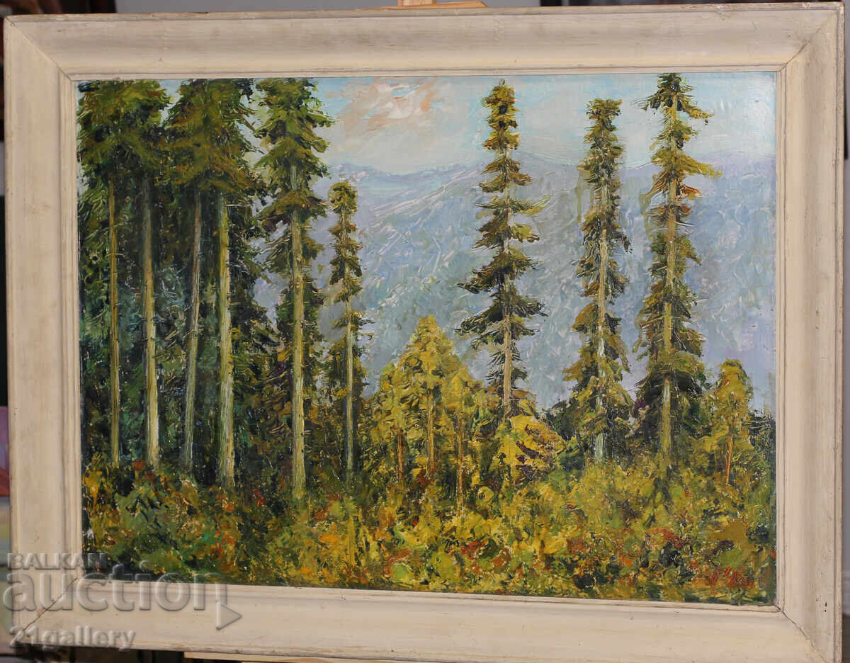 Licitație Gancio Cholakov (1922-1999) Vopsele în ulei - peisaj 1989