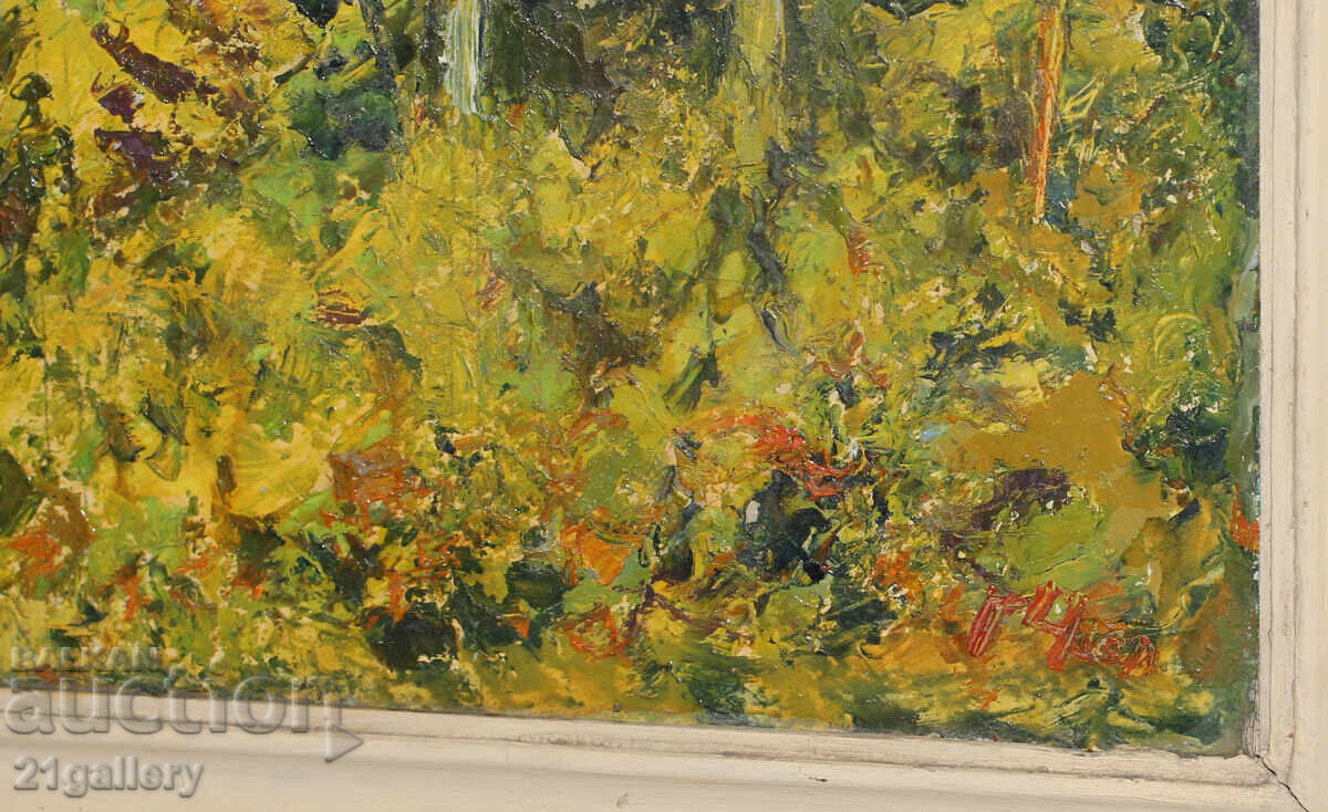 Gancio Cholakov (1922-1999) Vopsele în ulei - peisaj 1989 - 6