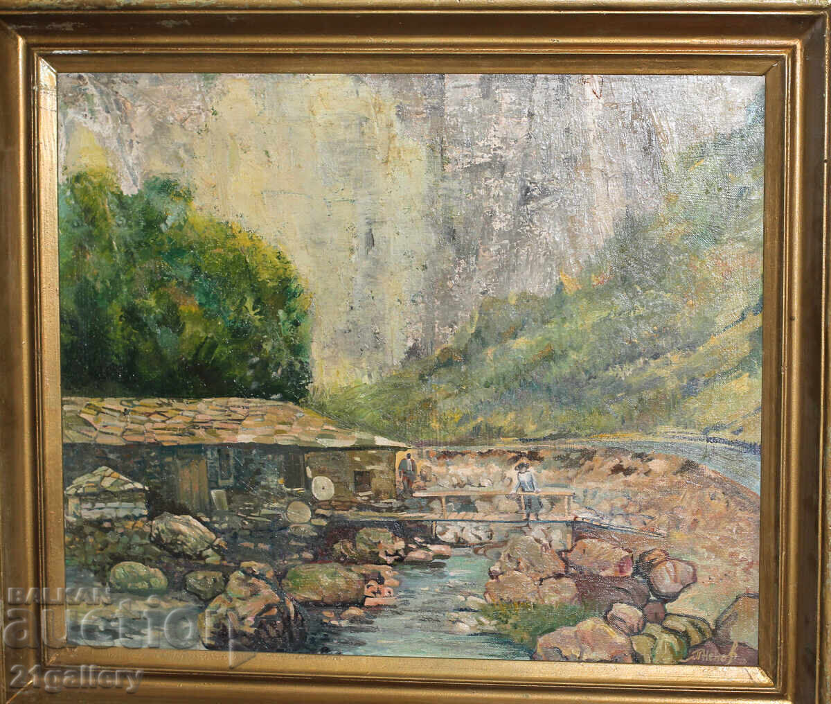 Πέταρ Νέnov (1951-) τοπίο, ελαιογραφία με τιμή 700.00 BGN | € 357.90