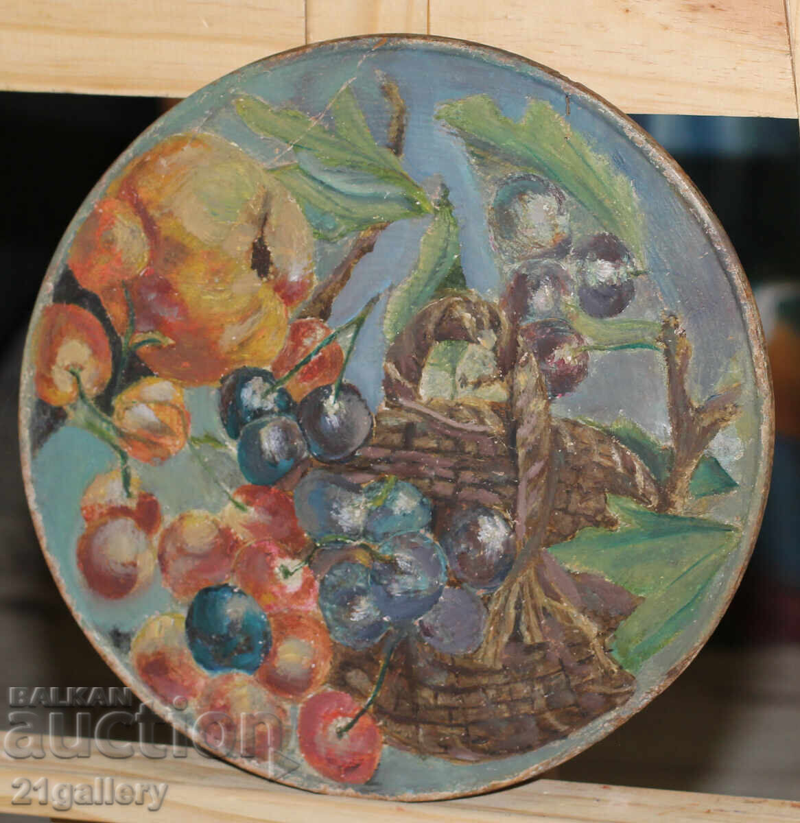 Стара картина  / маслени бои / натюрморт