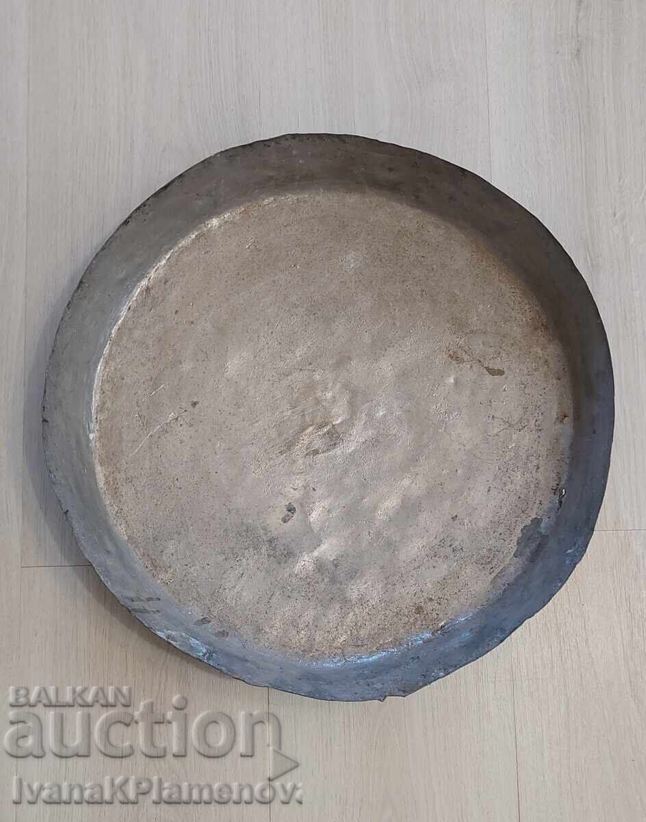 Copper retro pan 43cm for connoisseurs