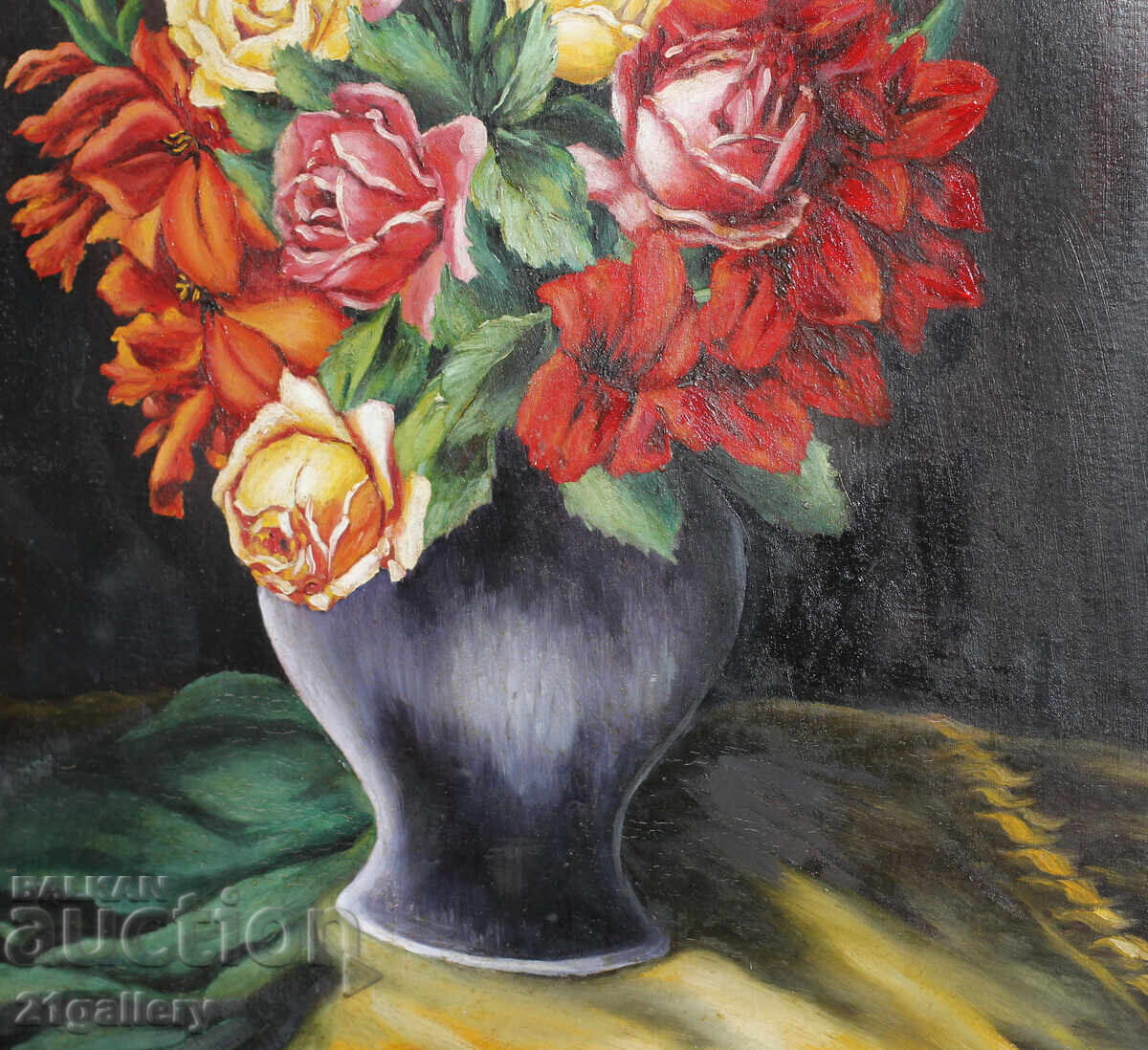 Иван Костов, маслени бои, натюрморт 1946г. - 5 Иван Костов, маслени бои, натюрморт 1946г. - 5