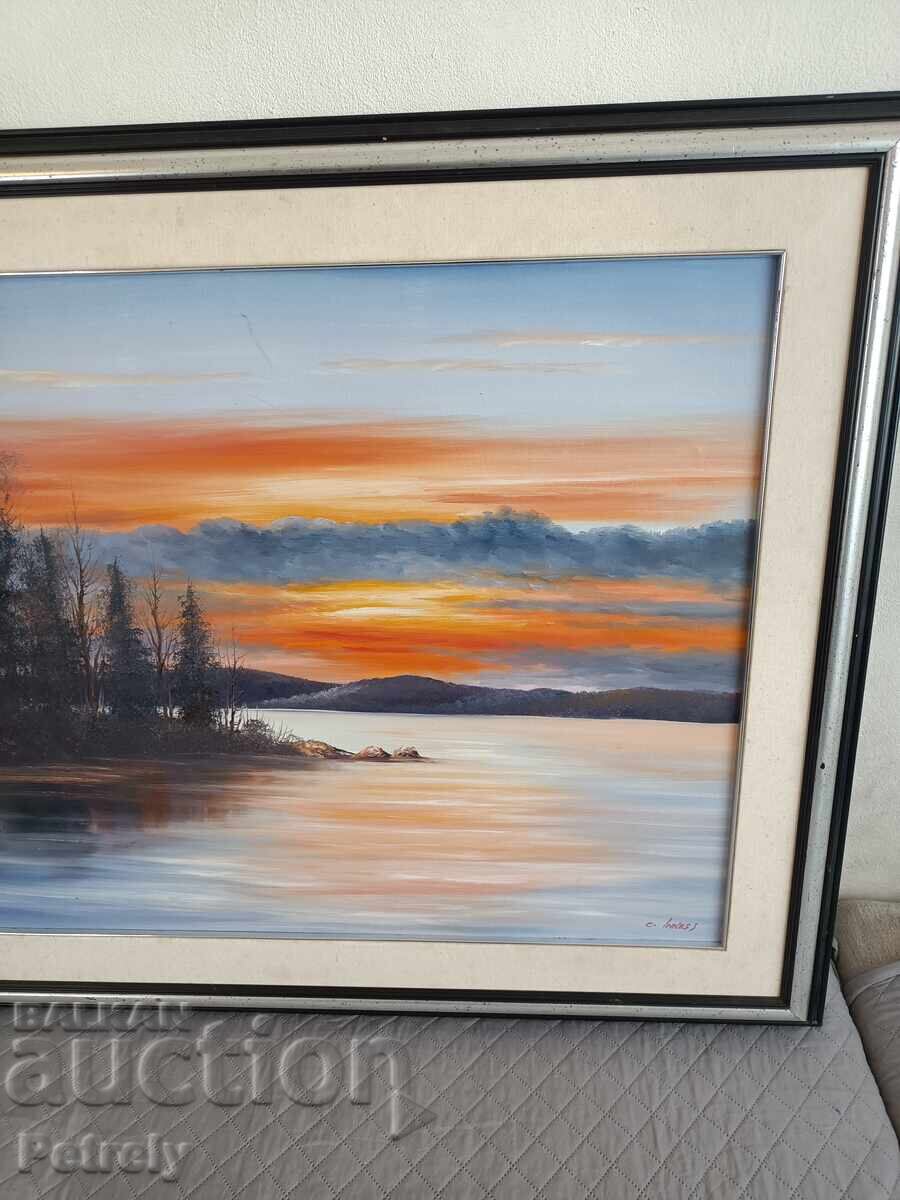 Παράδοση Μεγάλη ελαιογραφία