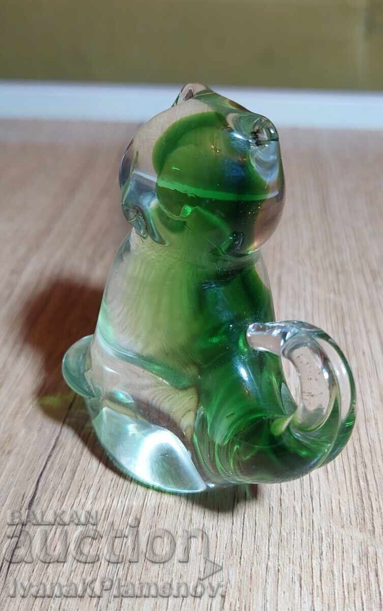Auction  Glass figurine for collectors, excellent
