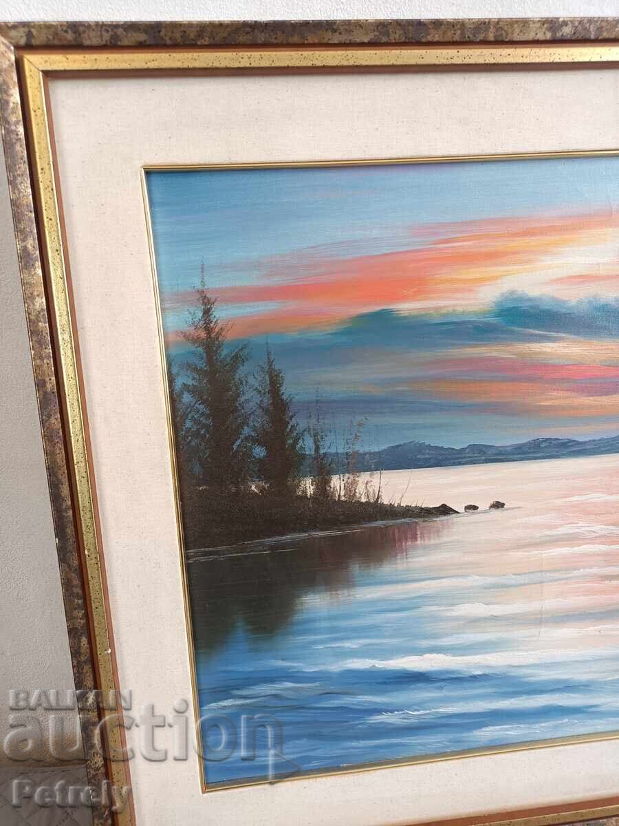 Licitație Pictură mare în ulei Licitație Pictură mare în ulei