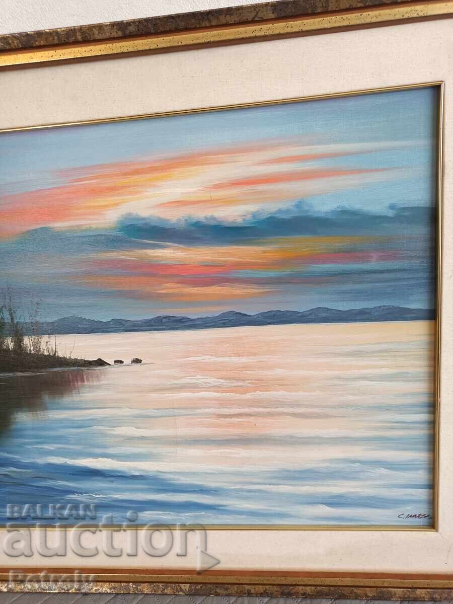 Livrarea Pictură mare în ulei Livrarea Pictură mare în ulei