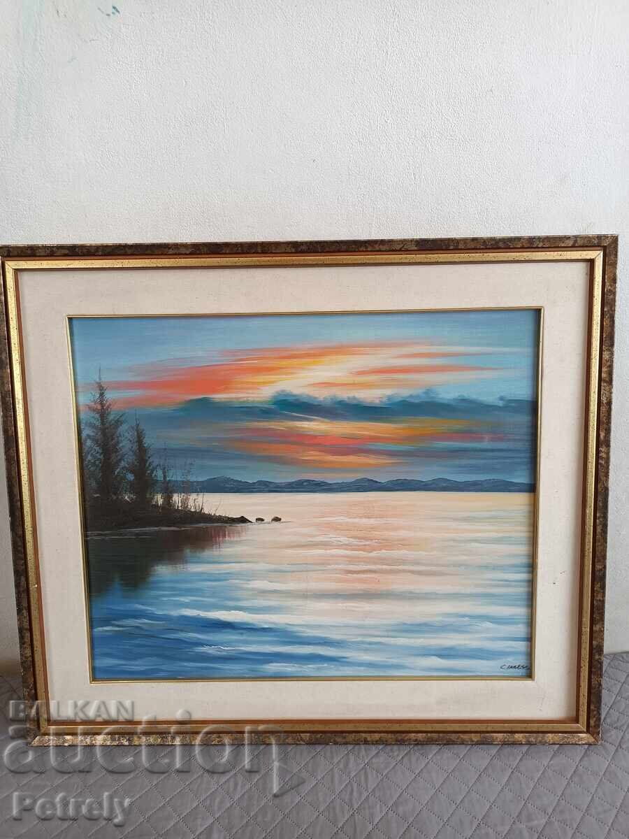 Pictură mare în ulei Pictură mare în ulei