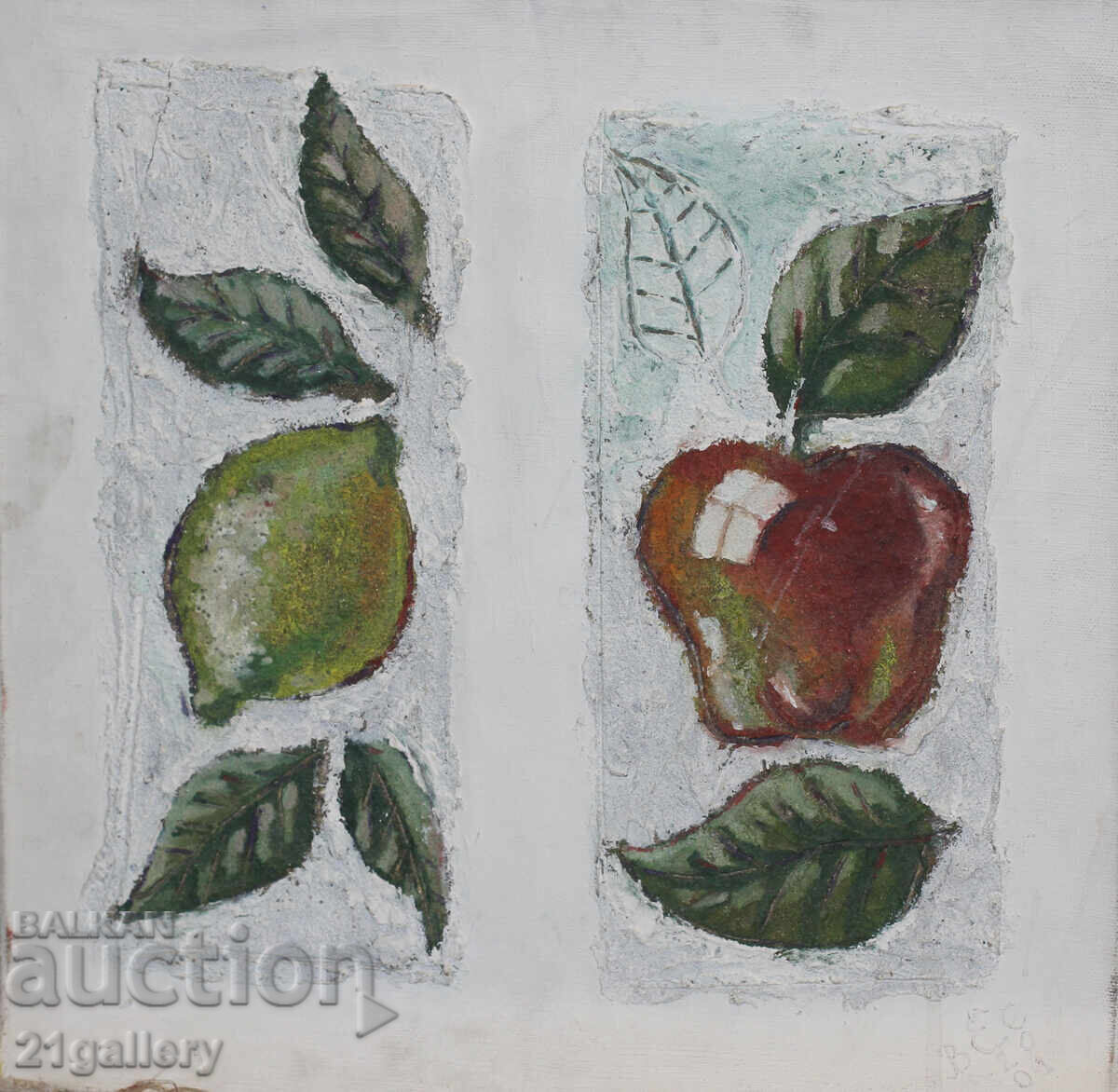 Veselin Damyanov (1977-), oil paints, still life with price 350.00 BGN | € 178.95