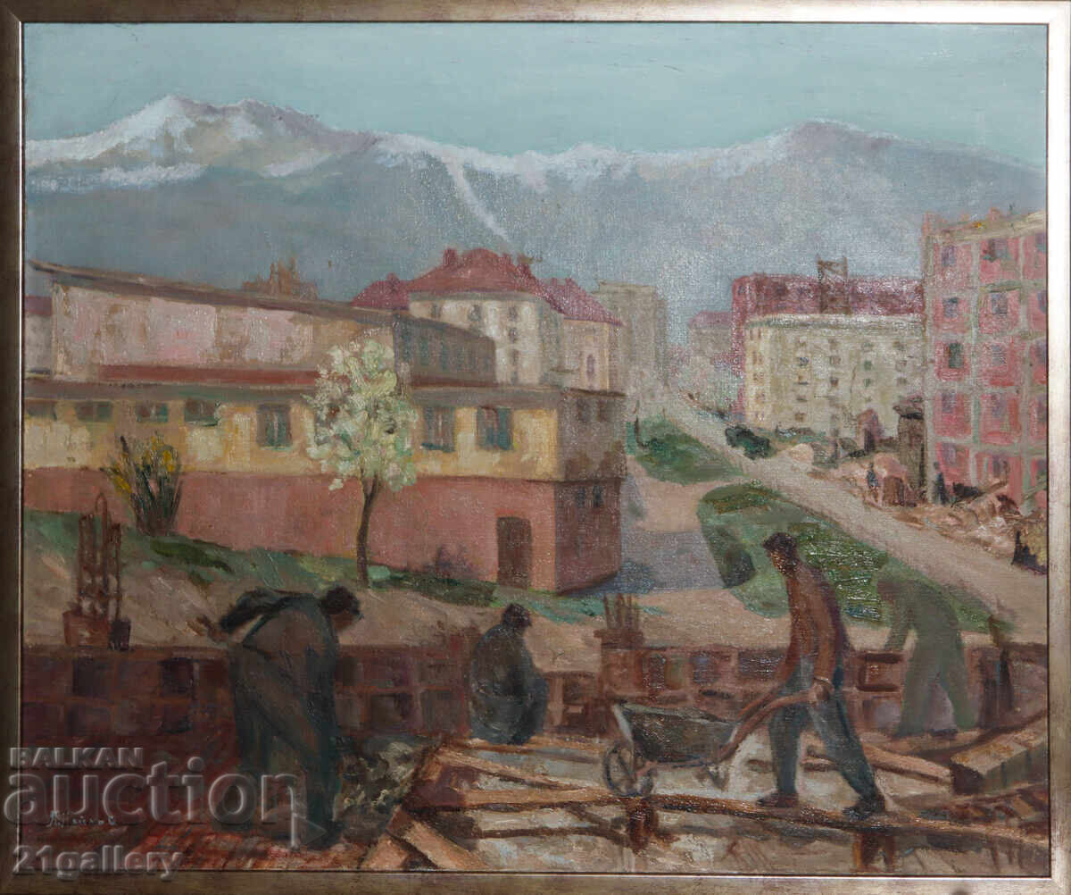 Аукцион Атанас Нейков (1924 - 2003)  пейзаж, маслени бои
