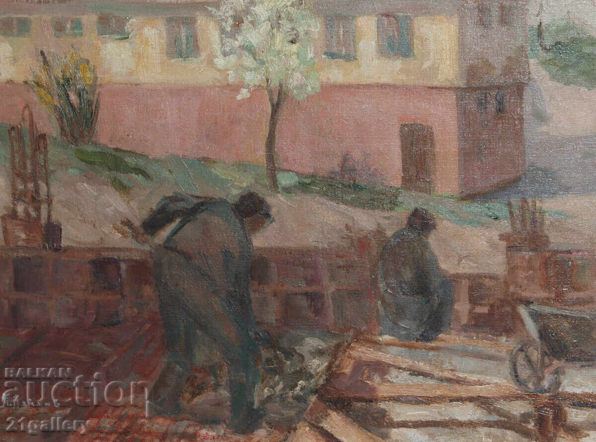 Атанас Нейков (1924 - 2003)  пейзаж, маслени бои - 5