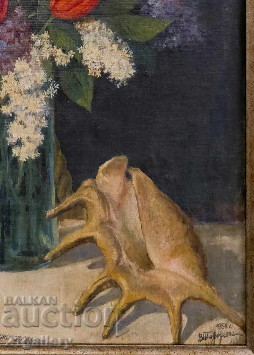 Auction  Vasil Todorov (1893 - 1977), oil paints, still life