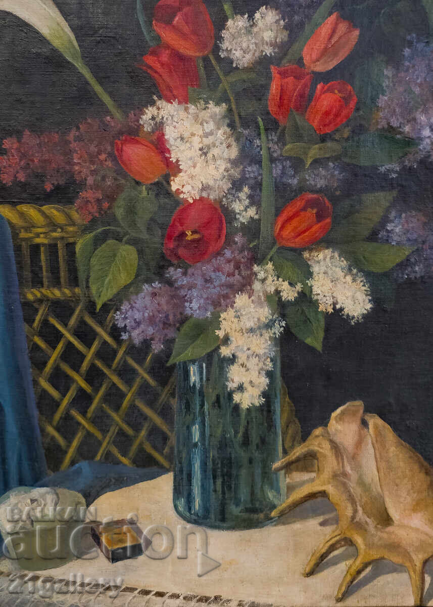 Vasil Todorov (1893 - 1977), oil paints, still life - 6