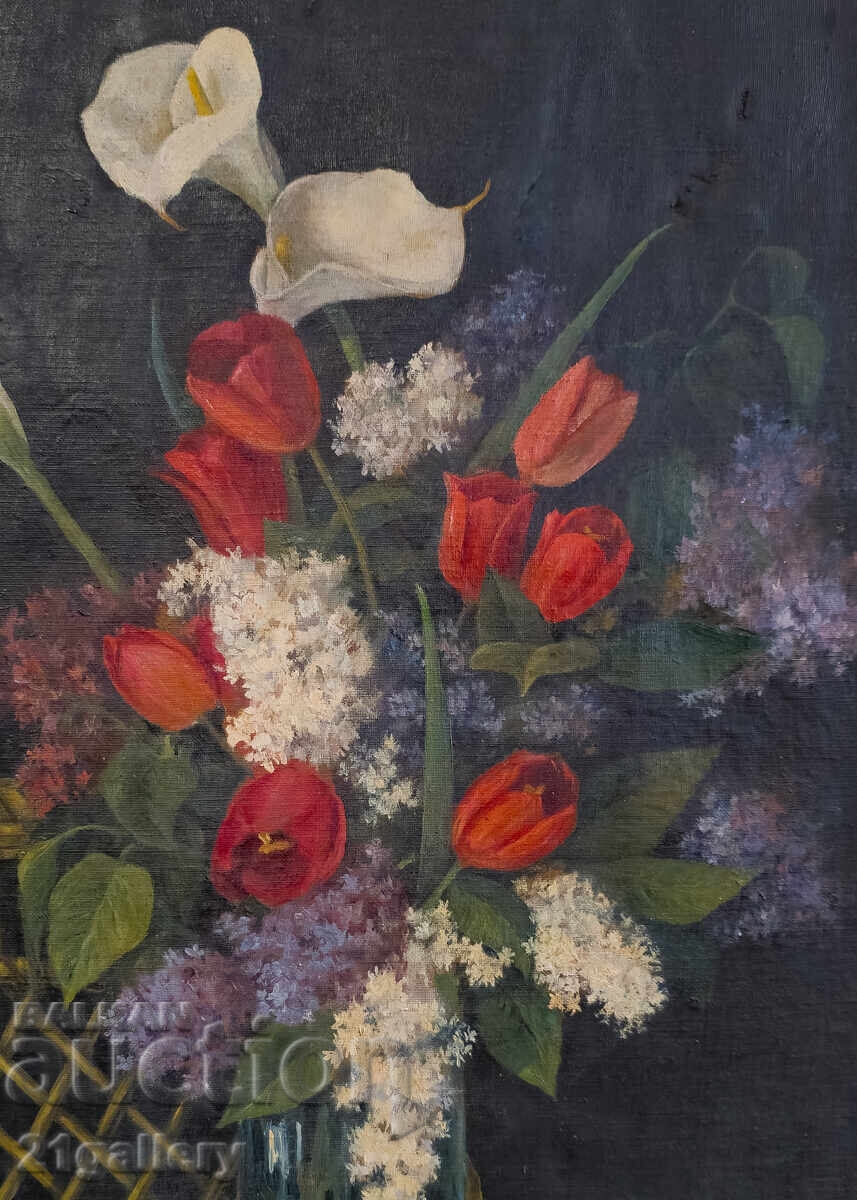 Vasil Todorov (1893 - 1977), oil paints, still life - 7