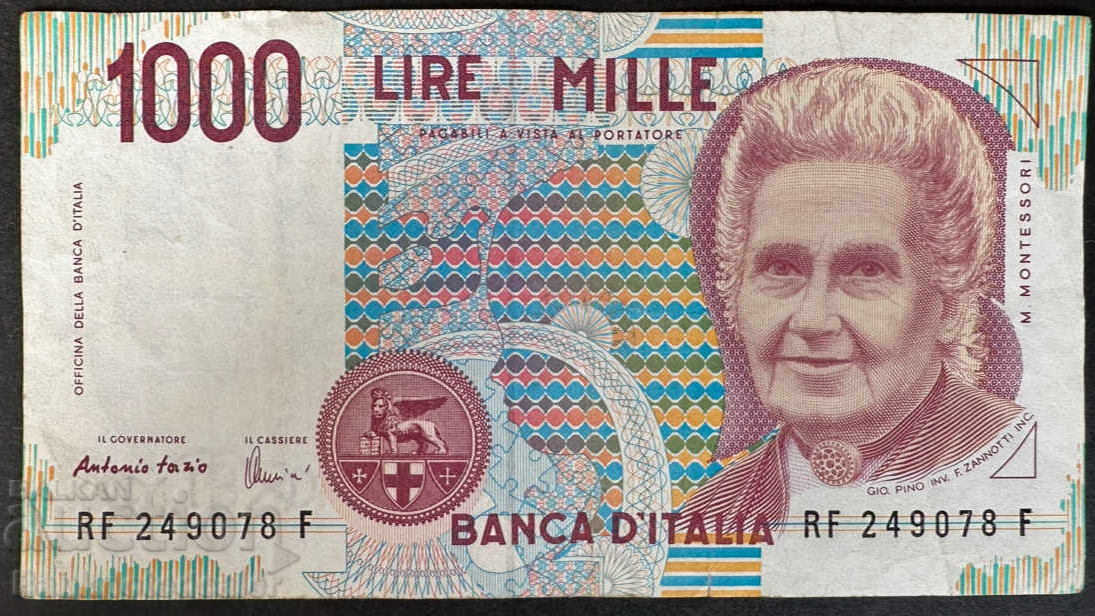 Ιταλία 1000 Λίρες 1990 Pick 112 Ref 9078 Ιταλία 1000 Λίρες 1990 Pick 112 Ref 9078
