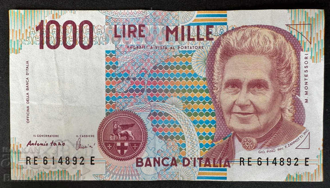 Ιταλία 1000 Λίρες 1990 Pick 112 Ref 4892 Ιταλία 1000 Λίρες 1990 Pick 112 Ref 4892