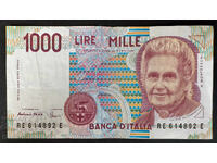 Italy 1000 Lire 1990 Pick 112 Ref 4892