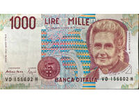Italy 1000 Lire 1990 Pick 112 Ref 6602