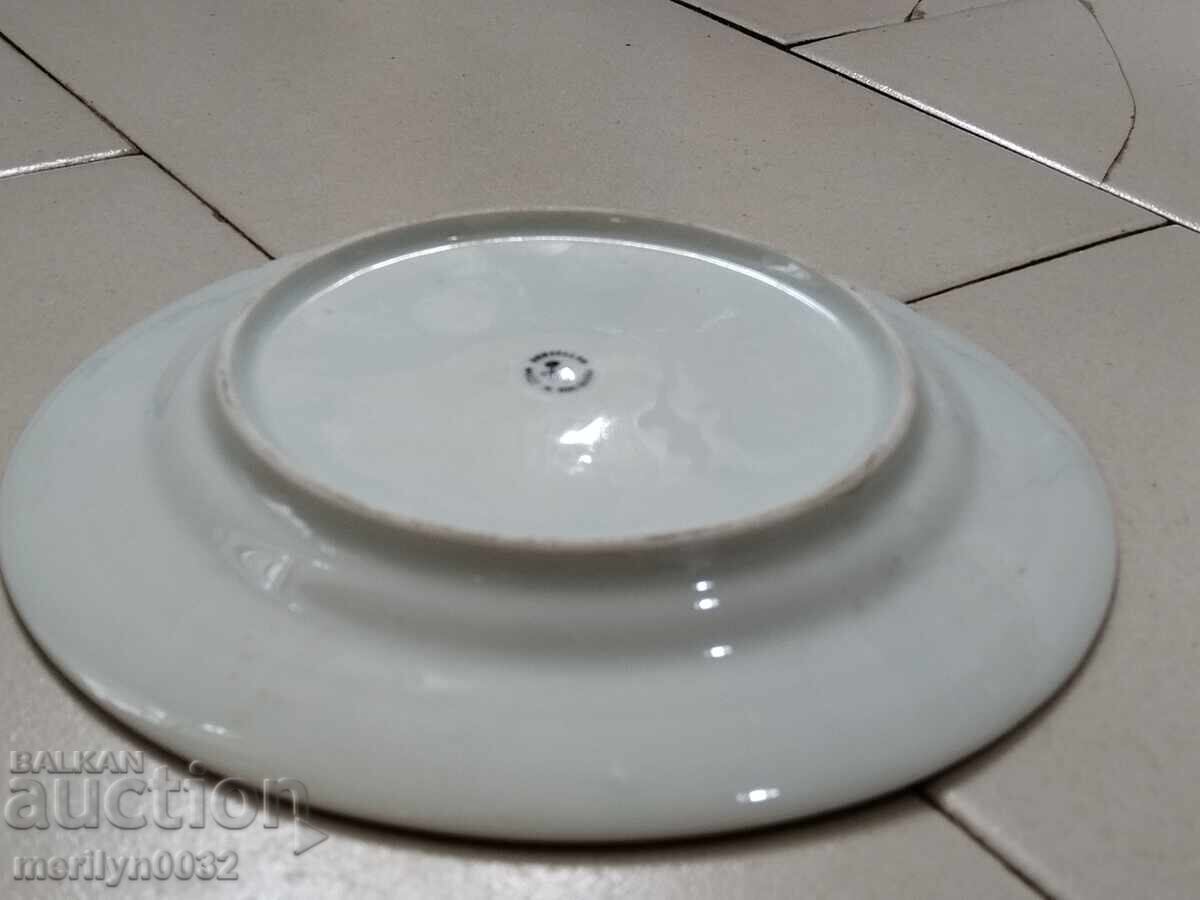Auction  Porcelain plate Bulgarian social porcelain NRB