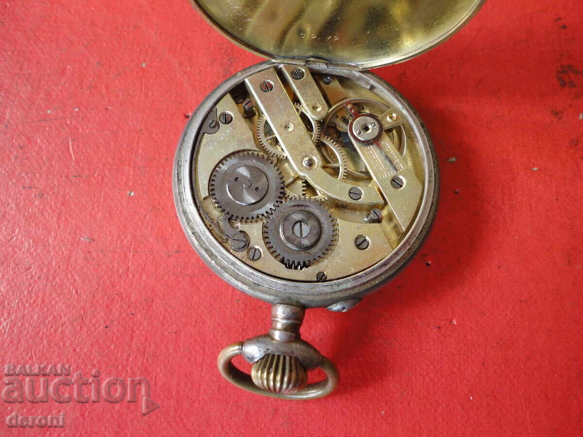 Ceas de buzunar argintiu incredibil - 5